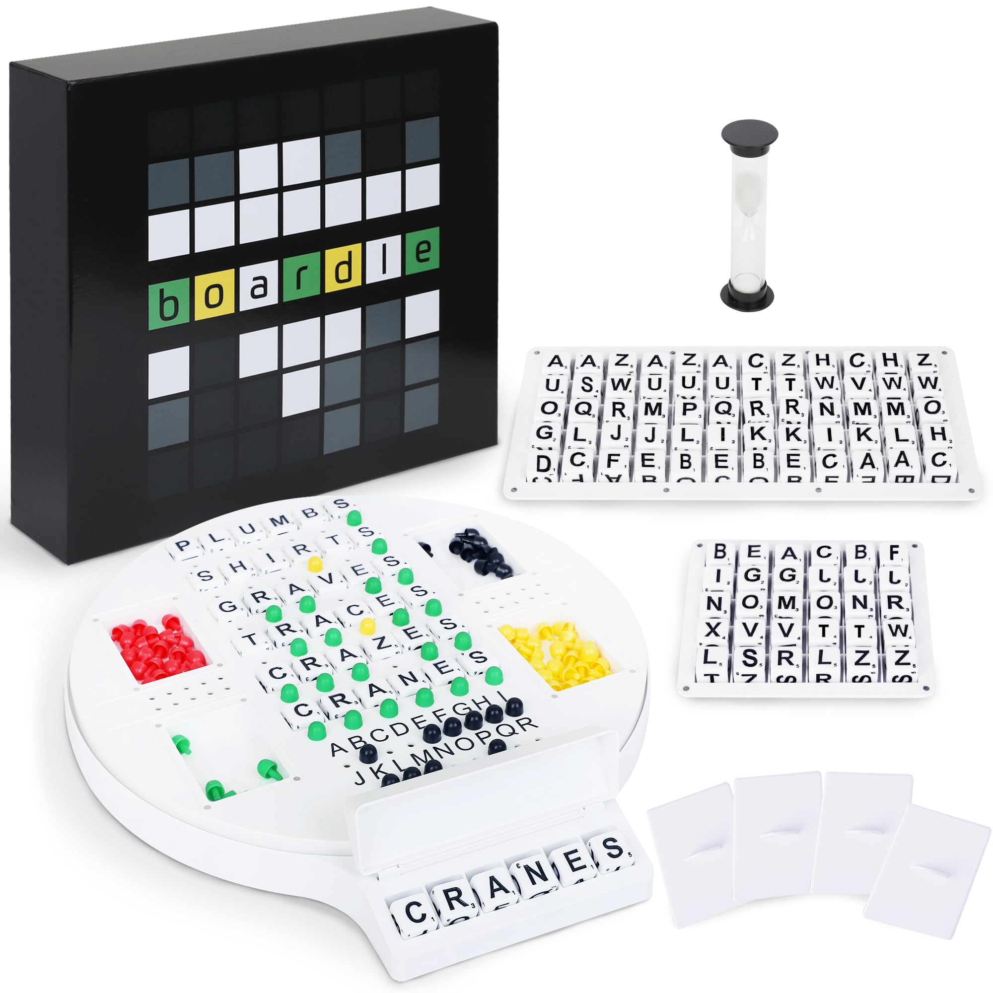 Boardle - Wordle-Inspired Word Game Board for Adults, Families & Couples | 2-Player Word Puzzle Board Game, Educational Vocabulary Challenge, Fun for Family Game Night
