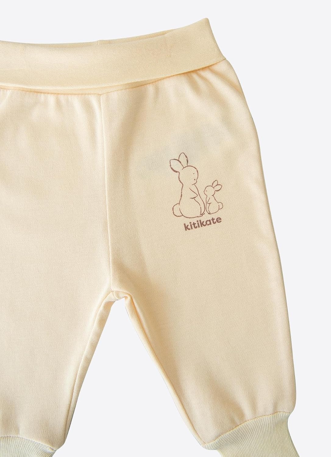 Kitikate Organic Cotton Footed Baby Pants – Unisex, Certified, Soft Interlock Fabric