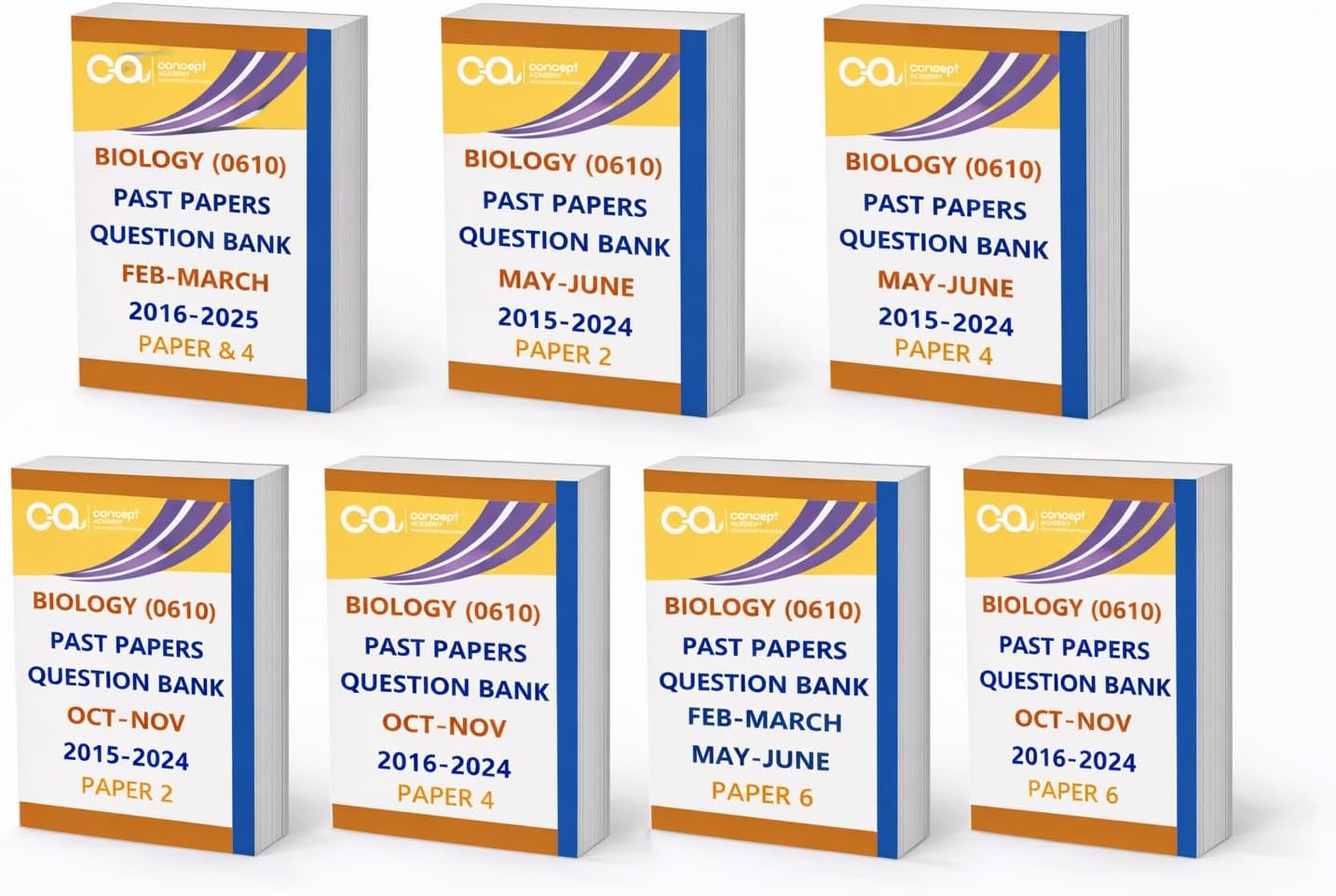 CAMBRIDGE IGCSE BIOLOGY (0610) PAST PAPERS QUESTION BOOK PAPER 2 & 4 OCT-NOV, MAY-JUNE & FEB-MARCH 2015-2025