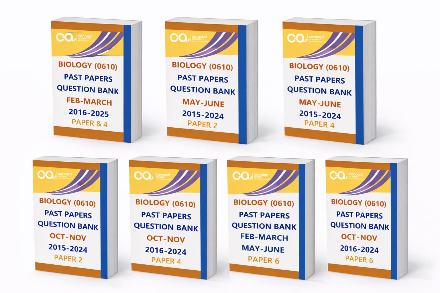 CAMBRIDGE IGCSE BIOLOGY (0610) PAST PAPERS QUESTION BOOK PAPER 2 & 4 OCT-NOV, MAY-JUNE & FEB-MARCH 2015-2025