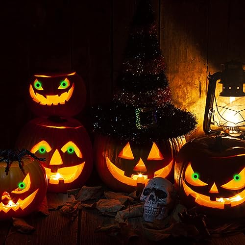 Miniatura 5 de UPINS 300 piezas que brillan en la oscuridad Googly Wiggle Eyes autoadhesivas luminosos ojos de Google para manualidades, 0.472 pulgadas (0.472 in),