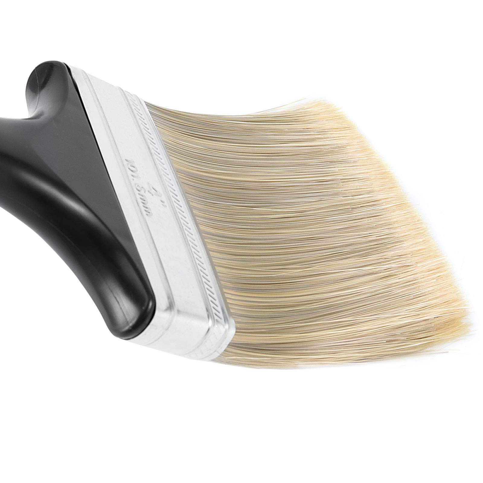 Juego de pinceles de pintura de grado profesional de 10 Ea de 10,16 cm, para casa y casa, con mango de plástico tratado