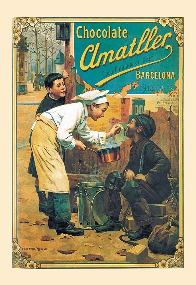 Chocolate Amatller, 1913 by Unknown - 16x24 Art Print Poster
