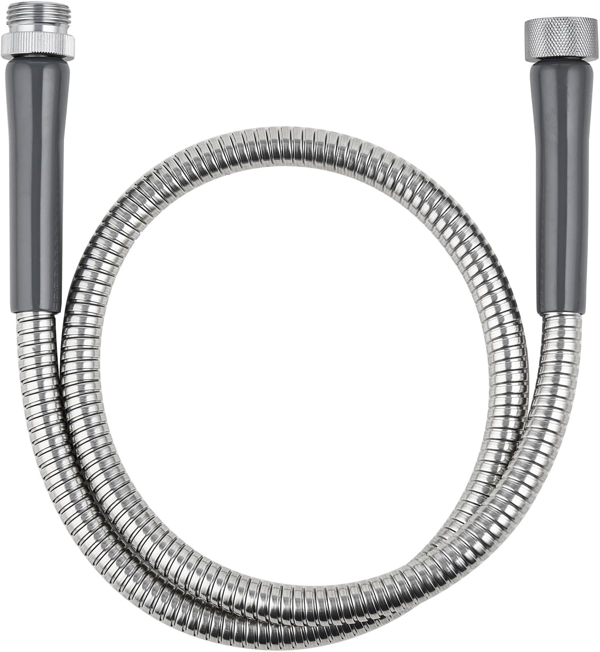 SKYWARD 304 Stainless Steel Lightweight Durable Garden Hose with Female to Male Metal Connector,Flexible, Leak-Proof,Easy to Use & Store Water Hose, High Water Flow (80ft)