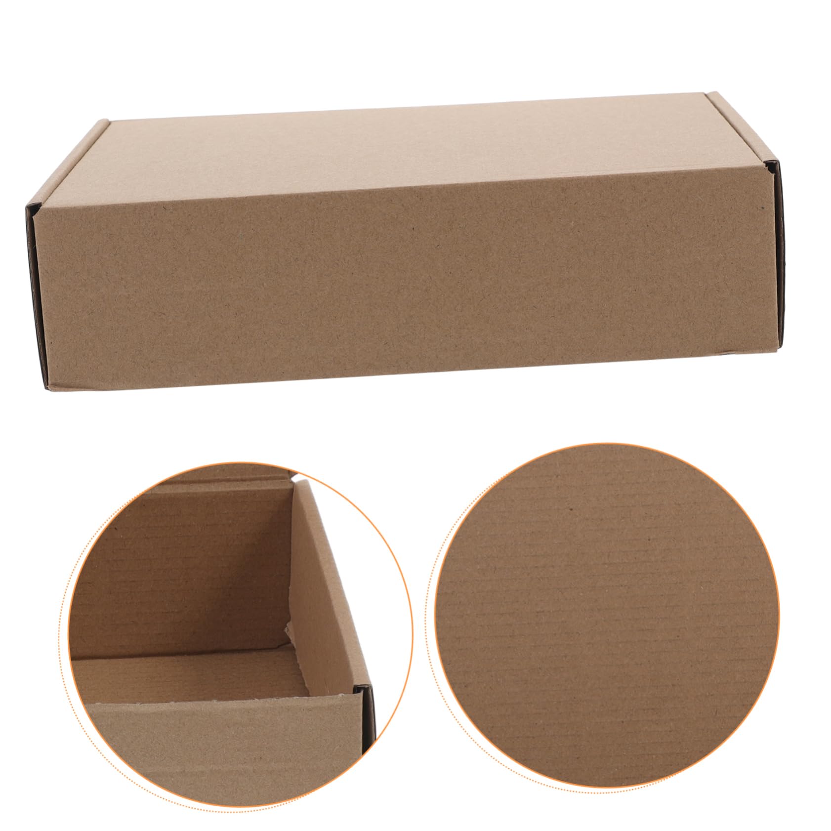 OSALADI 25 Piezas Cajas De Papel Para Embalaje Cajas Postales Para Envío Para Pequeñas Empresas Planas Para Almacenamiento