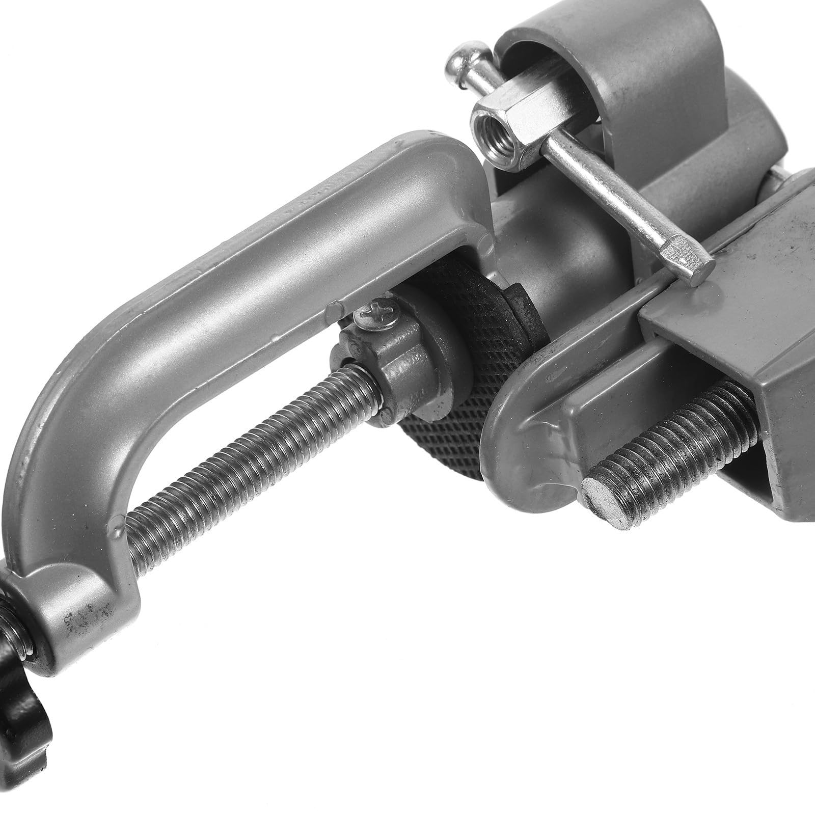 LIFKOME Morsa da Banco Morsetto Multifunzione Girevole 360° in Acciaio al Carbonio ad Alta Resistenza senza Foratura, per Modellismo e Lavorazioni Artigianali
