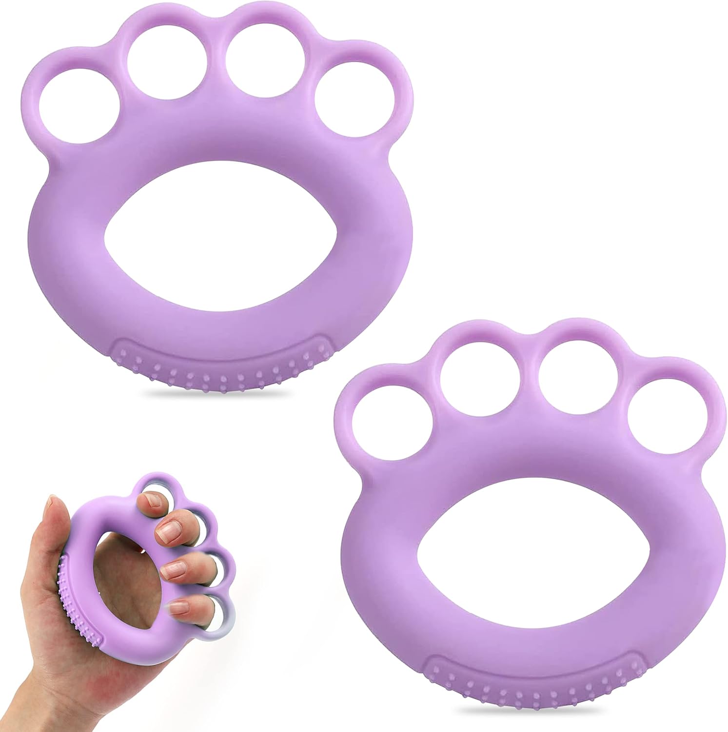 2pcs Stress Balls for Adults Hand Exercise,Hand Grips Strengthener,Hand