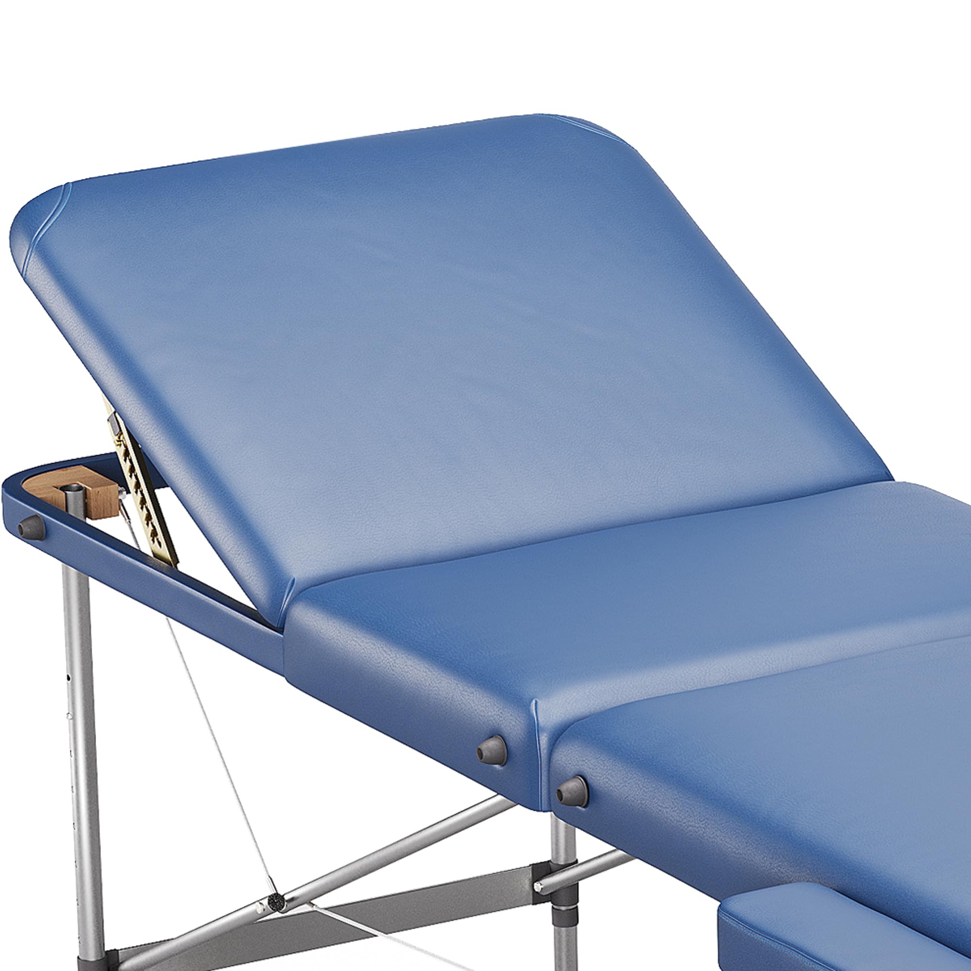 BELTOM® Camilla de Masaje 3 Zonas Aluminio portatil Mesa Cama Banco Plegable masajista - Azul