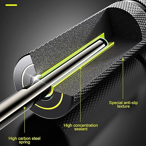 Miniatura 7 de Black Metal Grip Strength Trainer,Hand Grips Kit (11Pack),No Slip Hand Extension Exerciser,Wrist Forearm Strengthener with Grip Tape for Strength