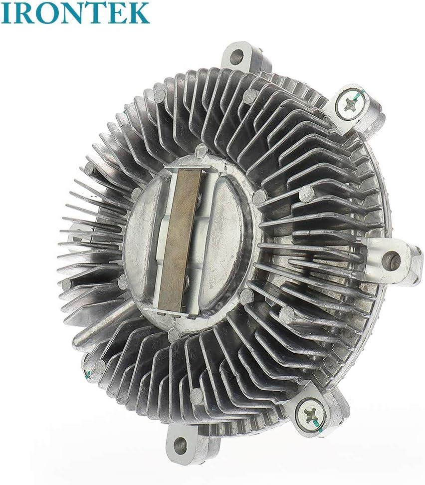 IRONTEK 1712082Z10 Engine Cooling Fan Clutch Fit for Nissan [05-14 Frontier 4.0L, 12-14 NV1500 4.0L/NV2500 4.0L/ NV3500 4.0L,05-12 Pathfinder 4.0L/ Xterra 4.0L] Radiator Fan Clutch 21082EA200