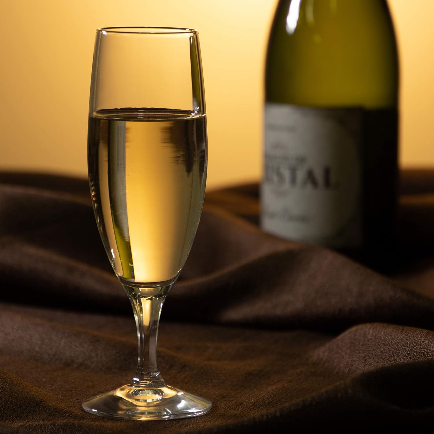 東洋佐々木ガラス Toyo Sasaki Glass 32054 Champagne Glass, 5.6 fl oz (165 ml), Newspool Flute, Made in Japan, Dishwasher Safe