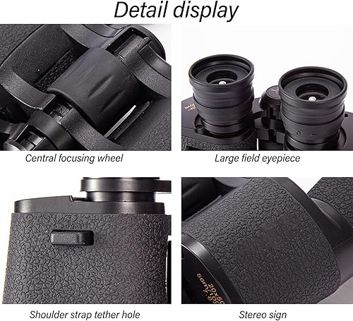 Miniatura 7 de 10x Magnification Binoculars with Large Aperture Objective Lens, 10x Telephoto Lens, Multi Layer Coating, for Bird Watching and Long Distance