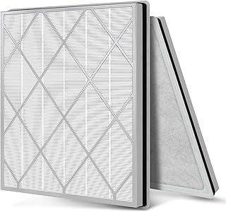 HE401 HE402 Filter Replacement Compatible with Shark Air Purifier 4 HE401 HE402 HE405 HE400 Replacement Filter, Part Number #HE4FKPET - 2Pack