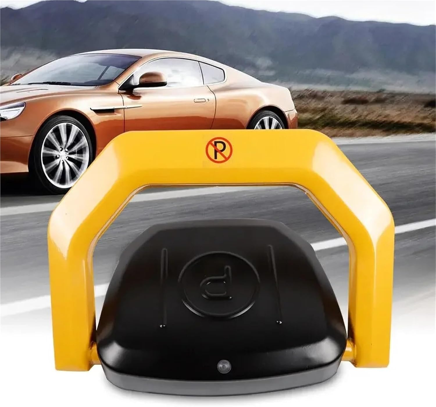 Driveway Security Car Barrier Lock Remote 30m Folding Automatic Parking Lock Without Light image 4