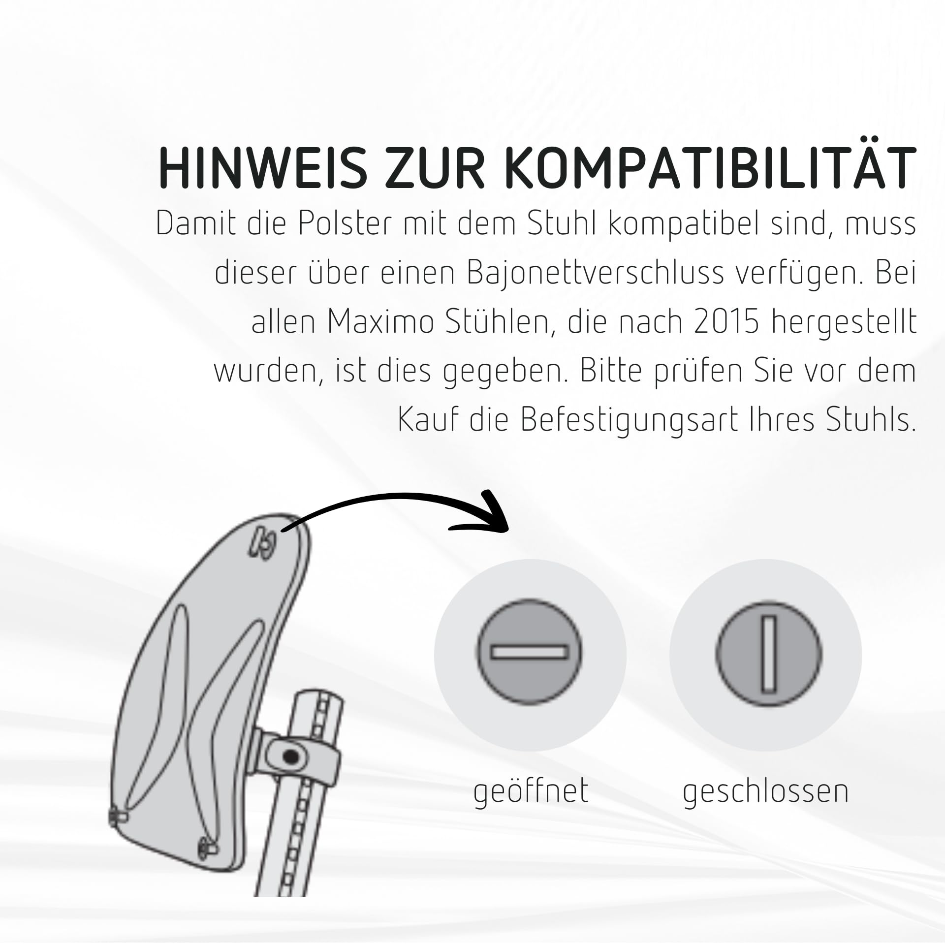 Moll Ersatzpolsterset Kinderschreibtischstuhl | Sitz- & Rückenpolster mit Bezug für Kinderdrehstuhl Maximo | kompatibel für Modelle mit Bajonettverschluss | einfach montierbar (Soft-Apple)