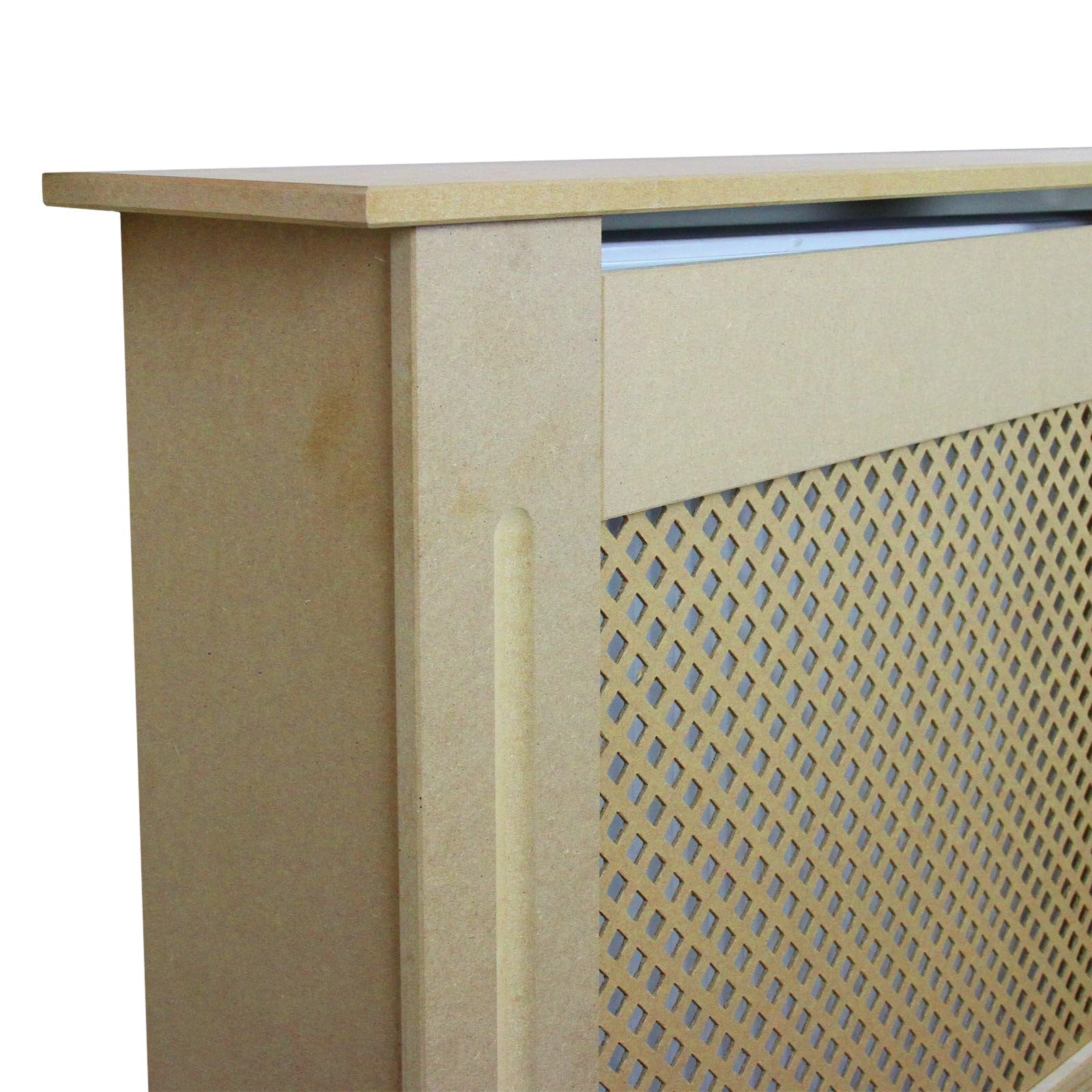 Copritermosifone Copricalorifero per Nascondere Termosifoni e Caloriferi in MDF Copritermosifone Finitura Peronalizzabile Pronto da Dipingere 1115mm
