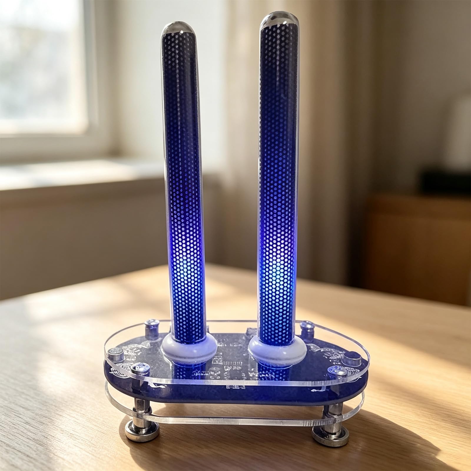 Lampada da scrivania con visualizzatore Musicale