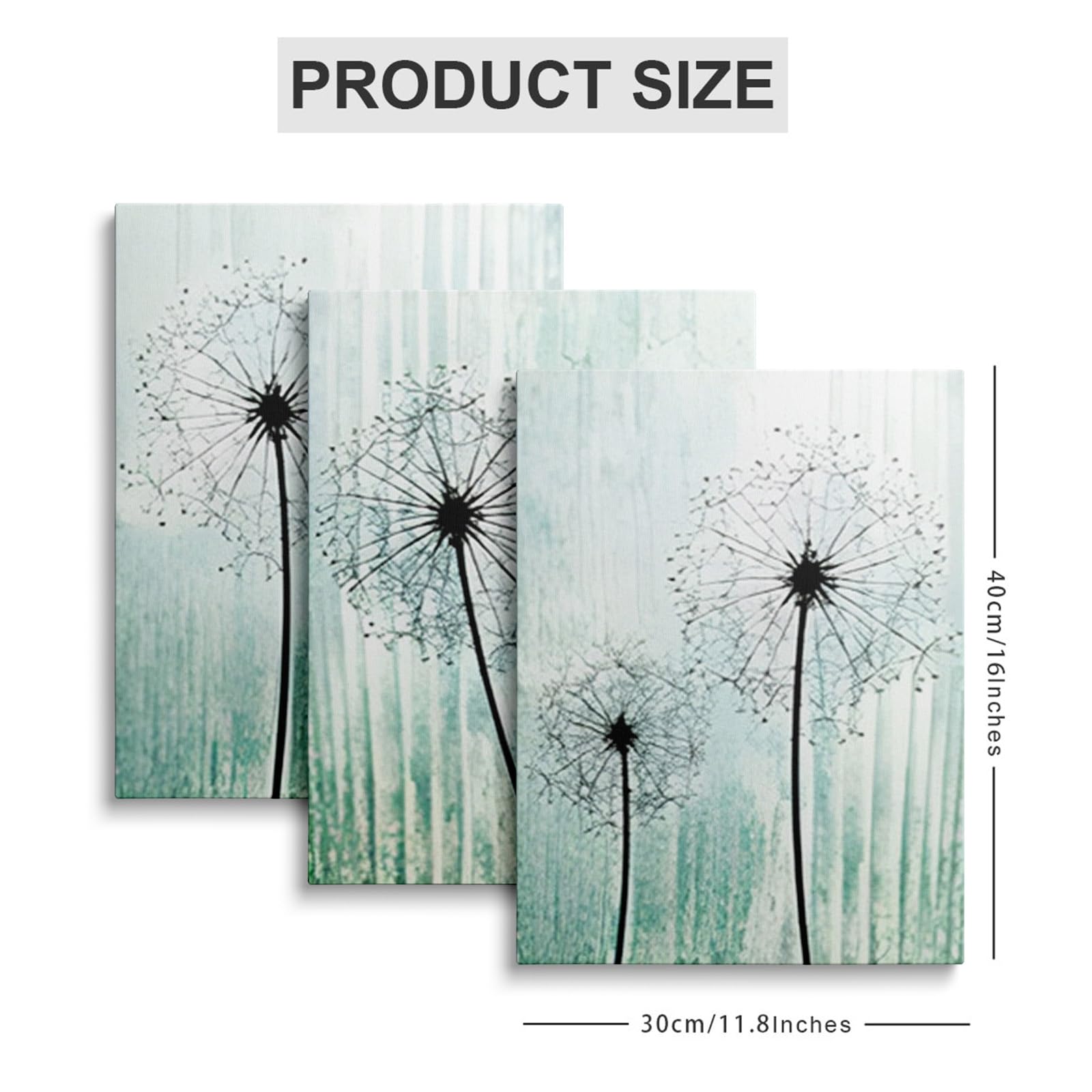 prinfantasy Room Decor Aesthetic Bedroom Natural Botanical Prints Set of 3 Art Print Watercolour Green Botanical Poster Pictures Wall Art Home Decor Bathroom Kitchen Living Room GBYH1010 - Image 2