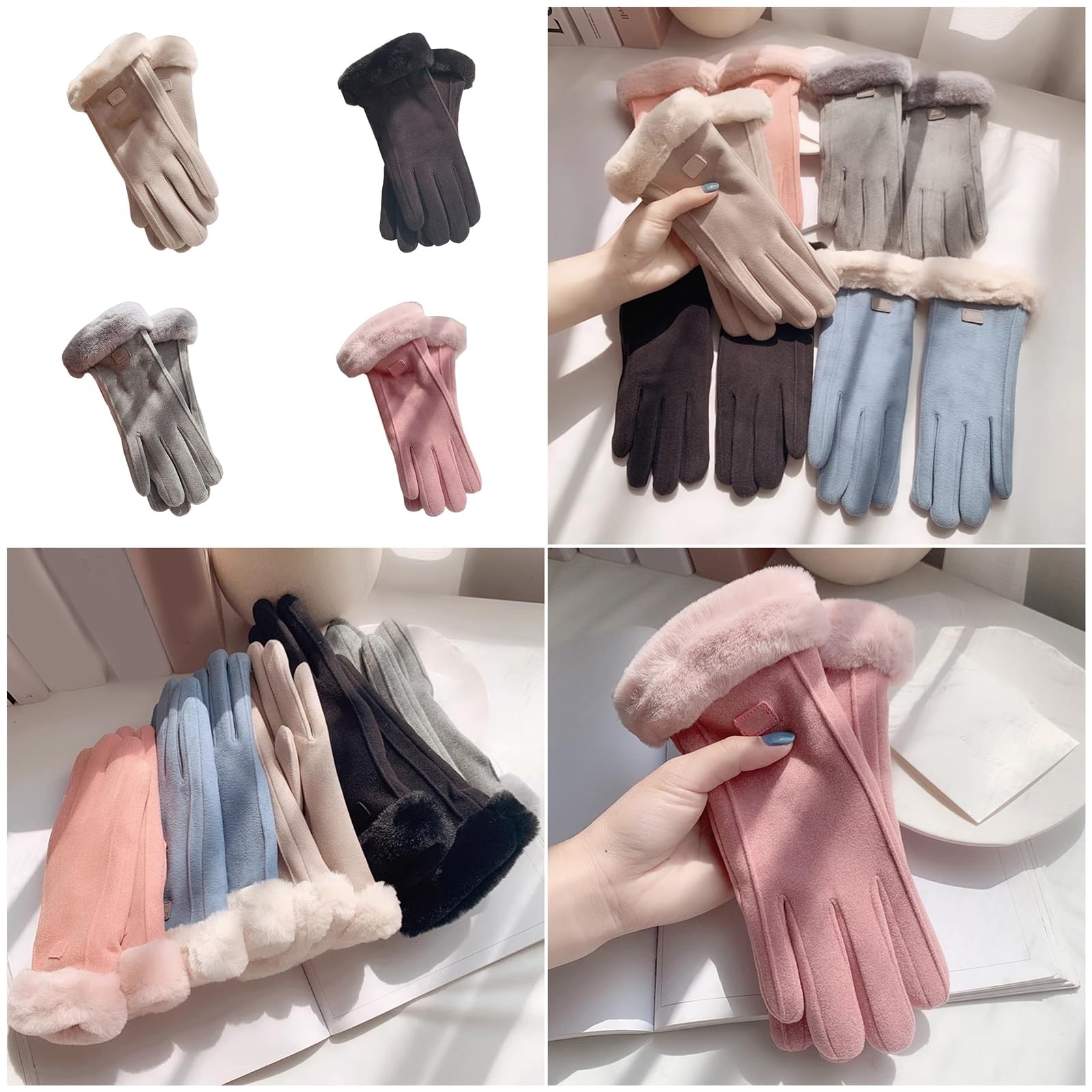 ZEXKENS 2pcs Outdoor Activity Gloves Touchscreens Friendly Mittens Unisex Cold Weather For Cycling Skiing And Daily Travel