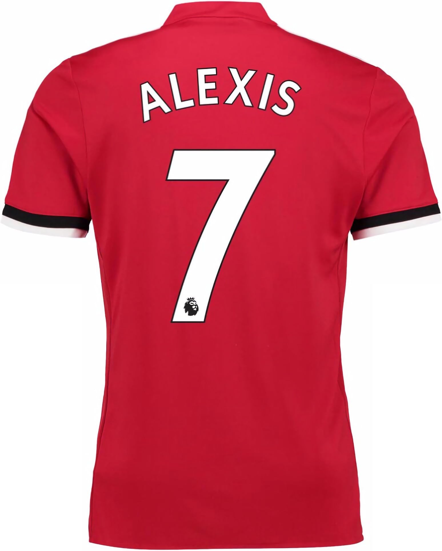 New Manchester United Home Alexis #7 Season 17/18 Soccer Jersey Men's Color Red Size M