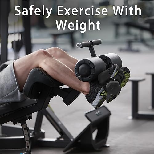 Miniatura 6 de 2 piezas de mancuernas para pie, correa de peso para ejercicio, correas ajustables para el tobillo, soporte de peso para levantamiento de piernas