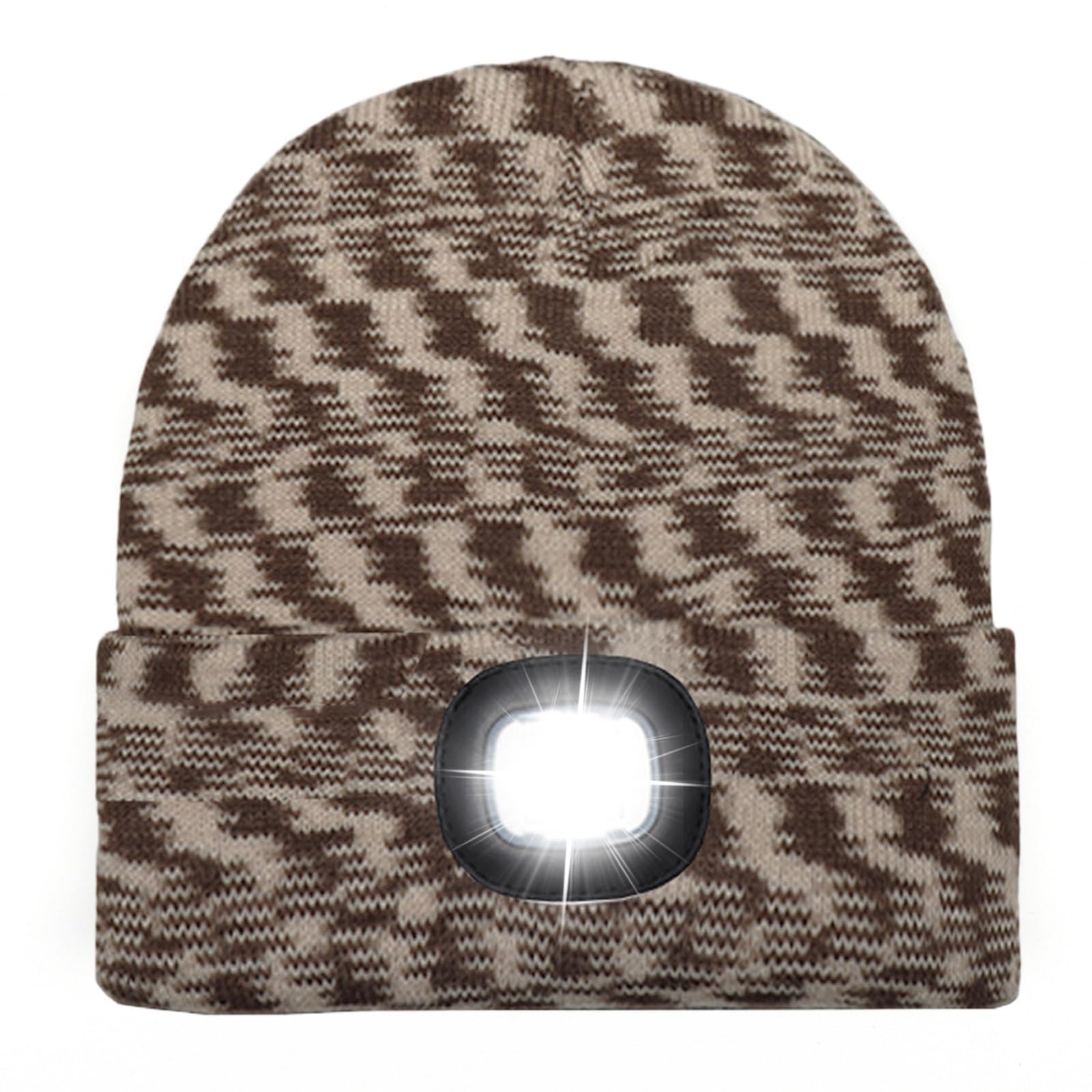 AWSOLAR Winter Mütze mit LED Licht Kinder und Erwachsene