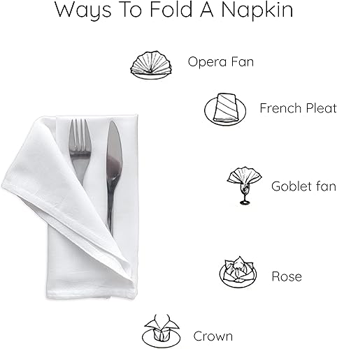 Vista 80 de Encasa XO Juego de 12 servilletas de tela color azul cobalto, 17 x 17 pulgadas, servilletas de cena de algodón de color sólido, servilletas de boda