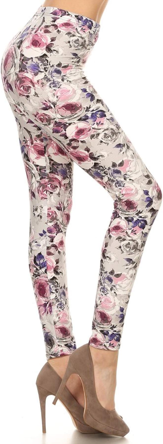 High Waisted Novelty Christmas Holiday Print Leggings for Women (Available in Plus Size)