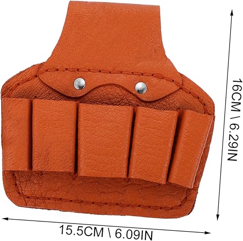 Miniatura 4 de Angoily Cuero Electricista Herramienta Bolsa de herramientas Cinturón de cintura Cinturón de almacenamiento de herramientas Cinturón de herramientas