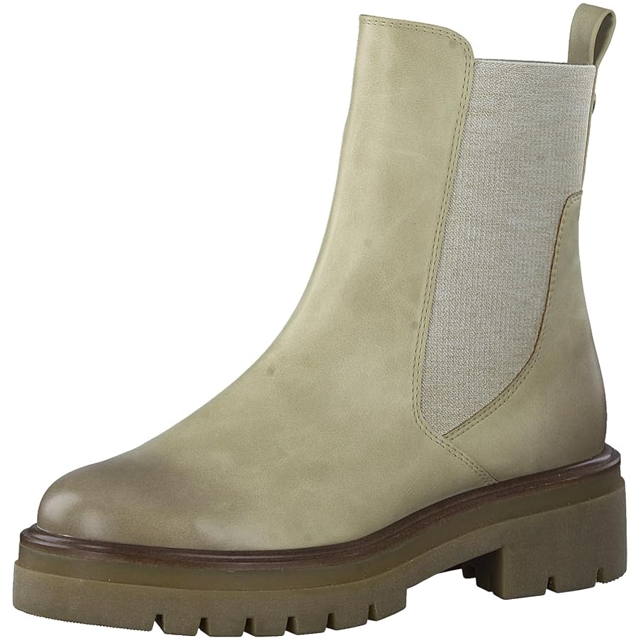 MARCO TOZZI Damen Stiefeletten Plateau - Kunstleder Ohne Absatz Bequem