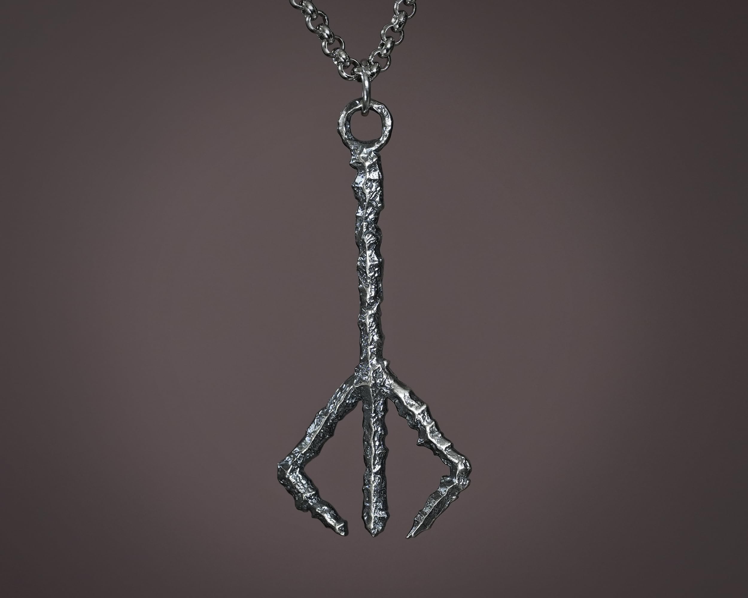 Baldur Jewelry Hunter Rune Kette mit Gothic-Fantasy-Anhänger