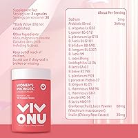 Vista 7 de Mezcla de probióticos, prebióticos y probióticos Lactobacillus para mujer, 60 mil millones de UFC, 18 cepas, ayuda a la salud de las mujeres
