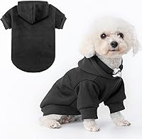 Vista 23 de BINGPET - Sudaderas con capucha de seguridad para perros, suéter para cachorros, abrigos para perros para clima frío, suéter de forro polar