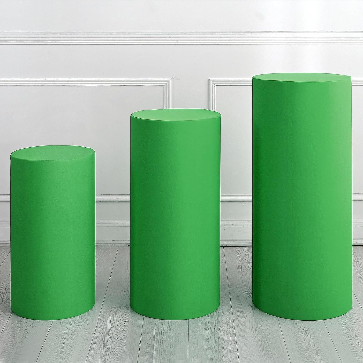 uxcell Cylinder Spandex Stand Covers Elastic Fabric Large Small