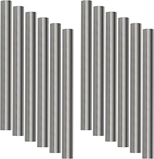 makerflo 12 Pcs Stainless Steel Pen Chambers, Blank Heat Transfer Chambers for DIY, Only Replacement Chambers - No Pens