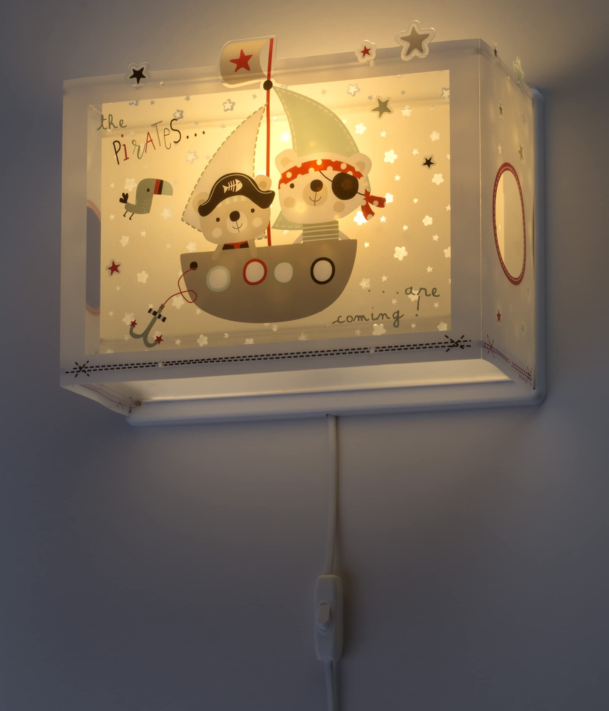 Kinderkamer tafellamp The Pirates van Dalber kopen