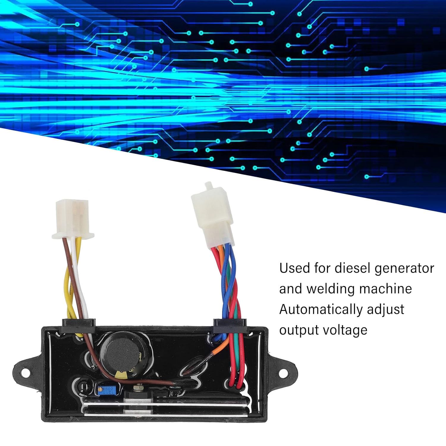 Automatic Voltage Regulator AVR Single Phase for Generator Welder 470MPD 250VDC 10 Wire