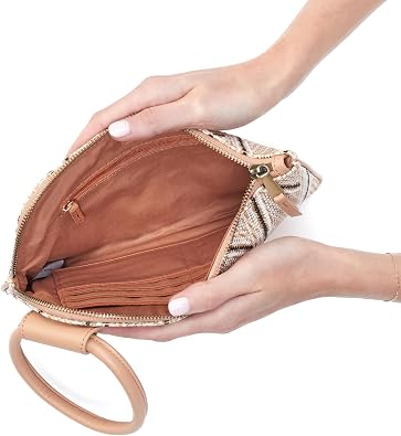 HOBO, Womens, Sable Wristlet, Cream Raffia, One Size