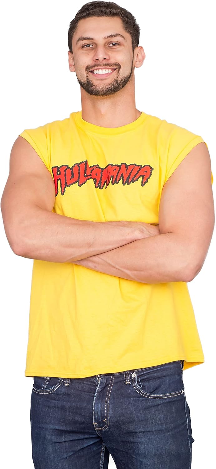 Wrestler Hogan Sleeveless T-shirt Gold [Apparel] Size: X-Large - Image 6