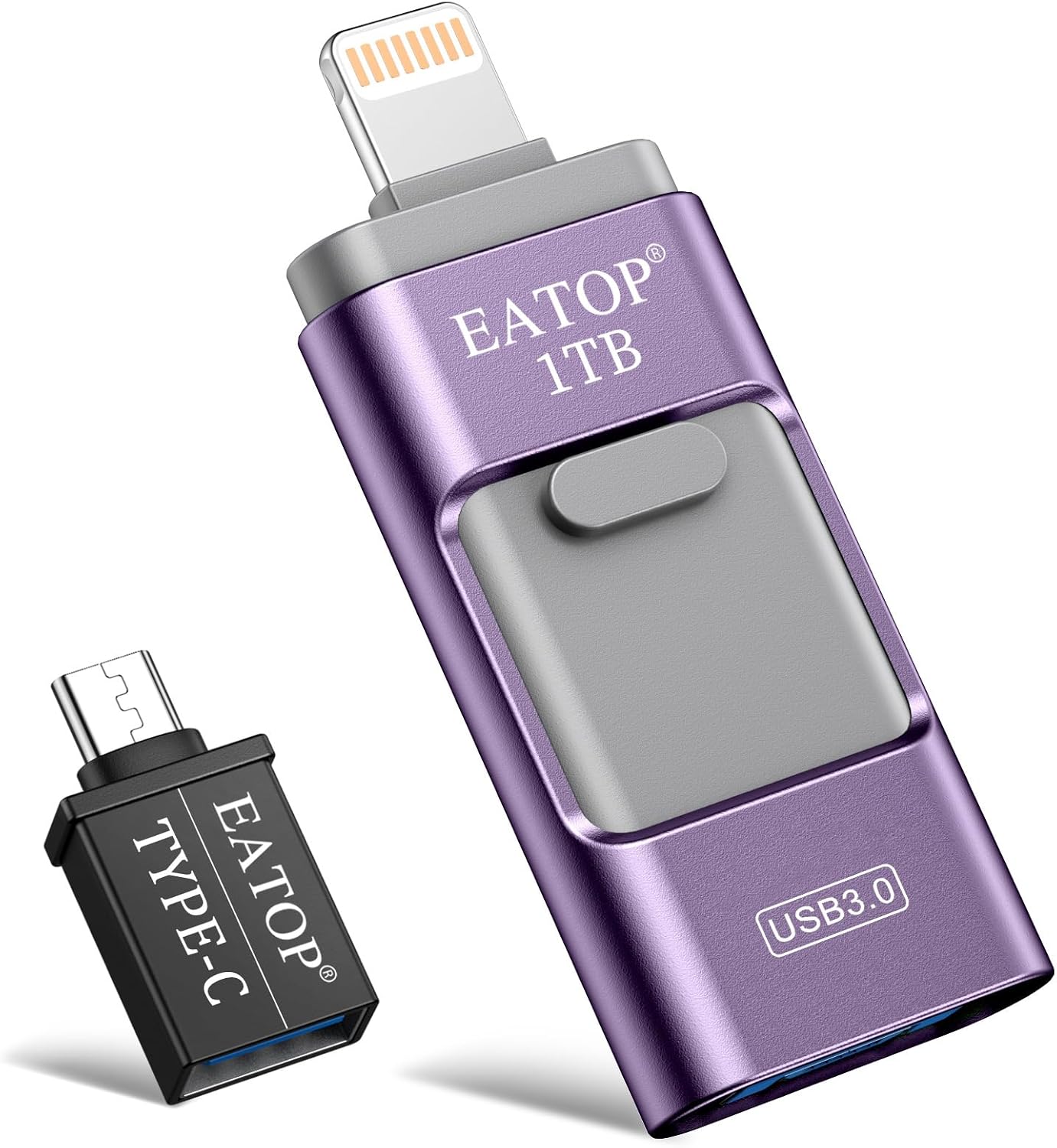 EATOP USB 3.0 Flash Drive 1TB Intended for iPhone iPad, USB Memory