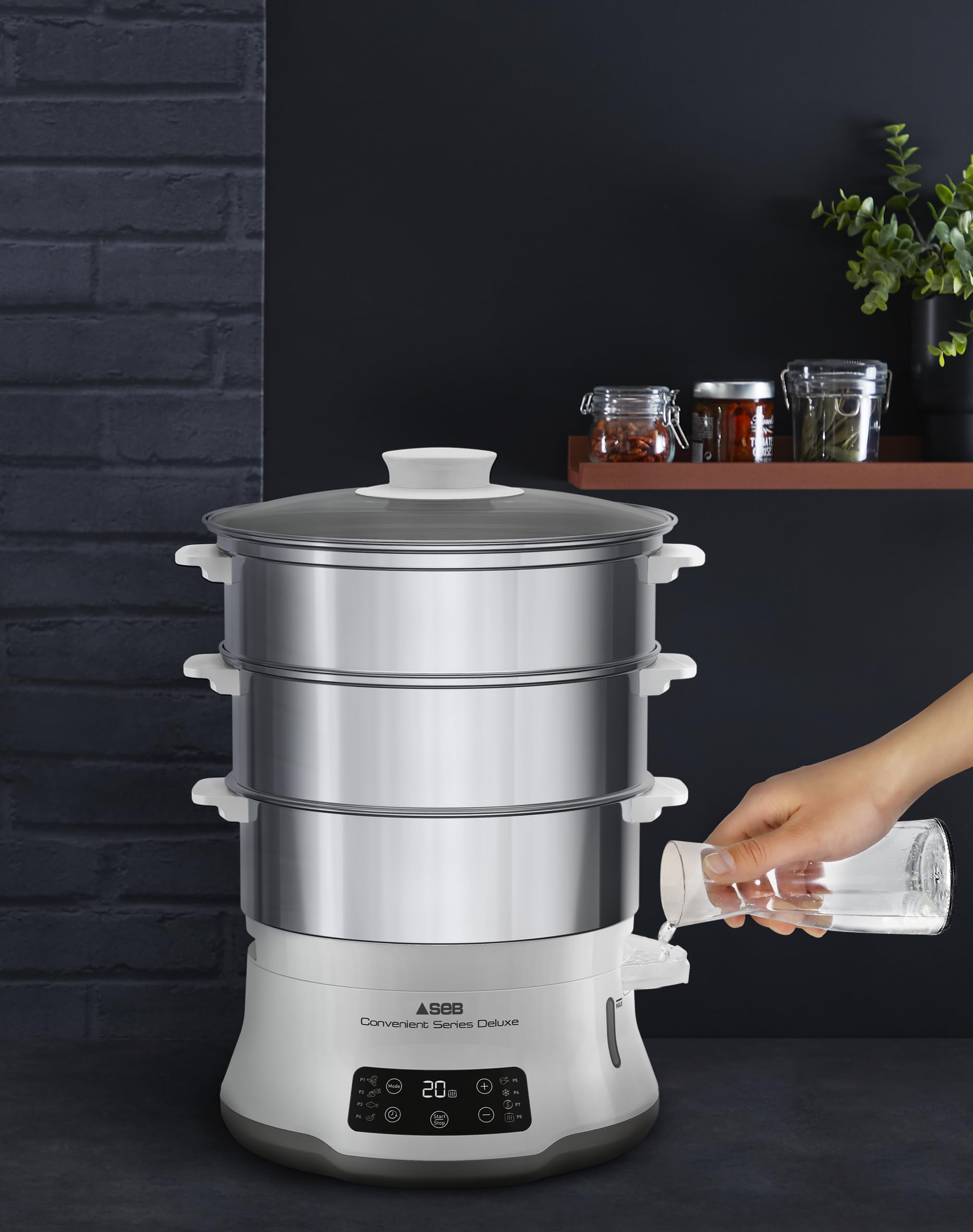 Tefal Cuiseur a vapeur Deluxe Convenient Series VC502D10
