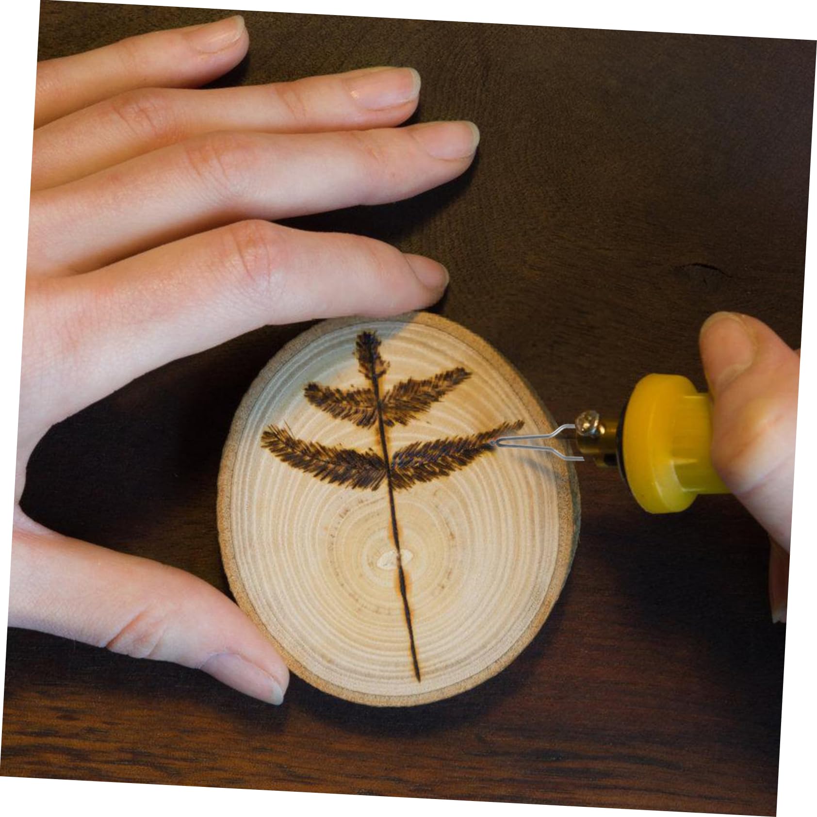 VILLCASE 8pcs Hot Pen Tip for Pyrography Wood Burning Tool Set Burning Pen Nibs Replacement Wire Tips