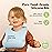 KeaBabies 2-Pack Silicone Baby Bibs for Eating - Sturdy Food-Grade Silicone Bibs for Babies Girl, Boy, Large Food Catcher, Clean & Put On Easily, Waterproof Toddler Feeding Essentials (Ocean)