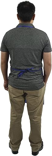 Miniatura 2 de School Smart Delantal de arte, diseño de vinilo fácil de limpiar, 29 x 17 pulgadas, tamaño ajustable para adultos