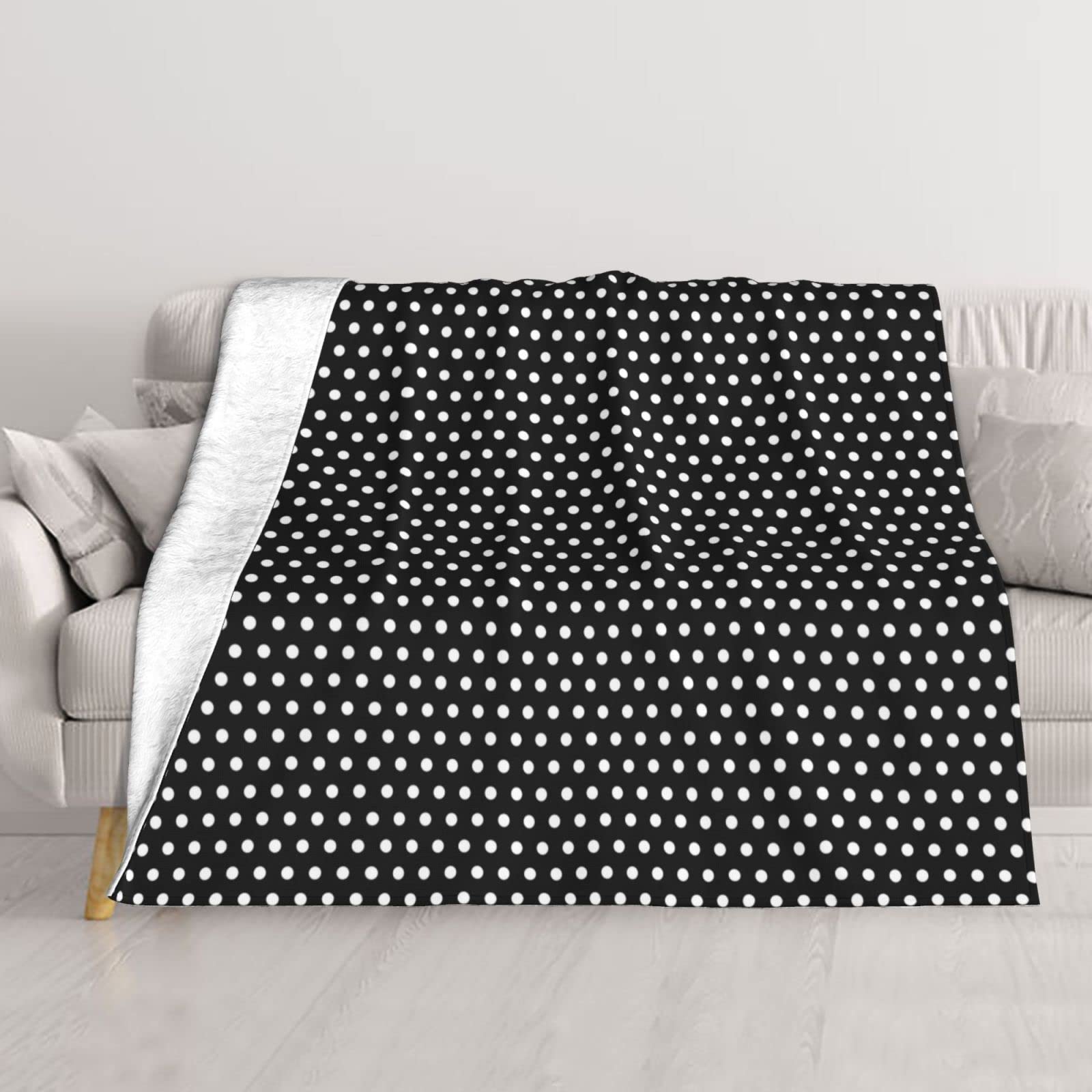 Couverture en peluche anti-froid grand format pour canapé et lit