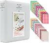 Ablus 64 Pockets Mini Photo Album for Fujifilm Instax Mini 7s 8 8+ 9 25 26 50s 70 90 Instant Camera & Name Card (64 Pockets, Beige)