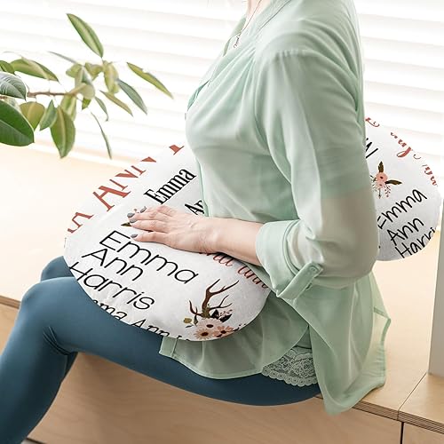 Miniatura 29 de Funda de almohada de lactancia para bebé, fundas suaves de lactancia con nombre, funda de almohada de lactancia materna para alimentación