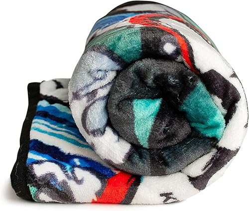 Miniatura 5 de JUST FUNKY Demon Slayer Tanjiro - Manta de forro polar  45 x 60 pulgadas  Con primera forma de respiración de agua