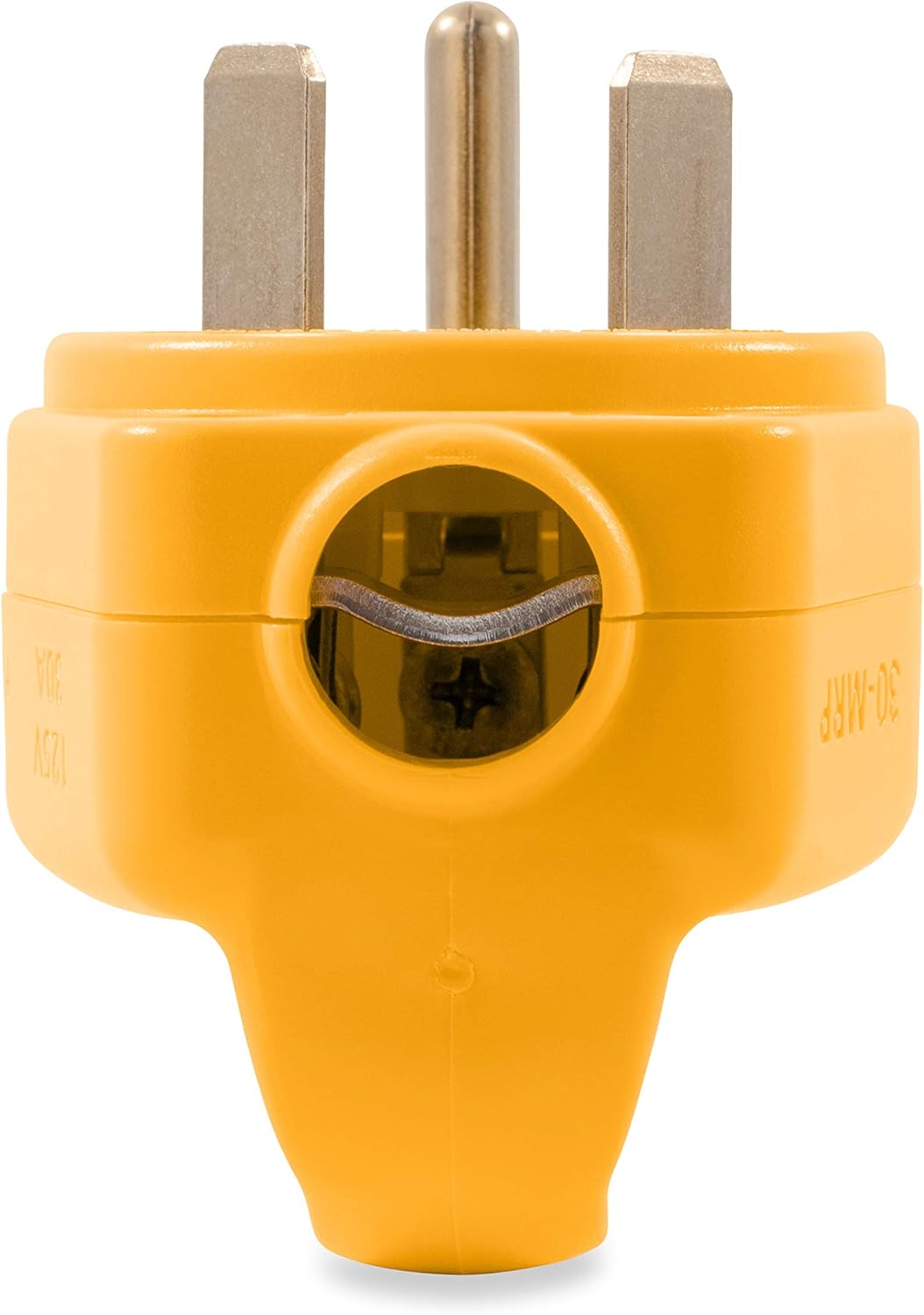 Camco Heavy Duty 30 AMP Mini PowerGrip Handle Male Plug Replacement, Makes Unplugging Easier (55283) : Automotive