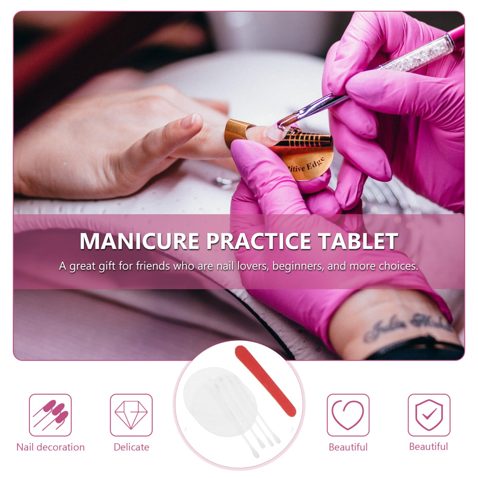 SOESFOUFU Travel Beauty Must-have 20 Disposable Cotton Swabs Facial Pads for Makeup Removal